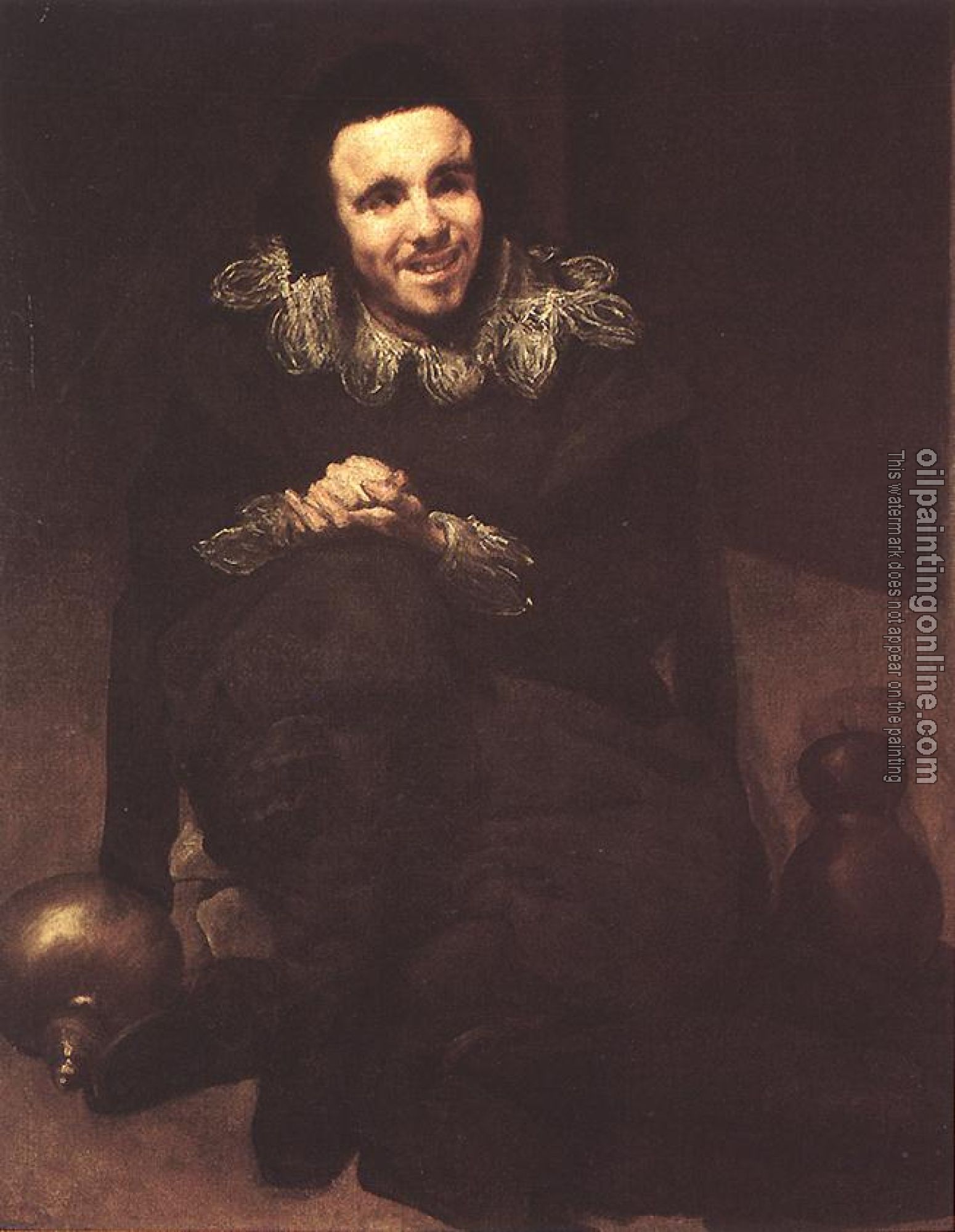 Velazquez, Diego Rodriguez de Silva - The Dwarf Don Juan Calabazas, called Calabacillas